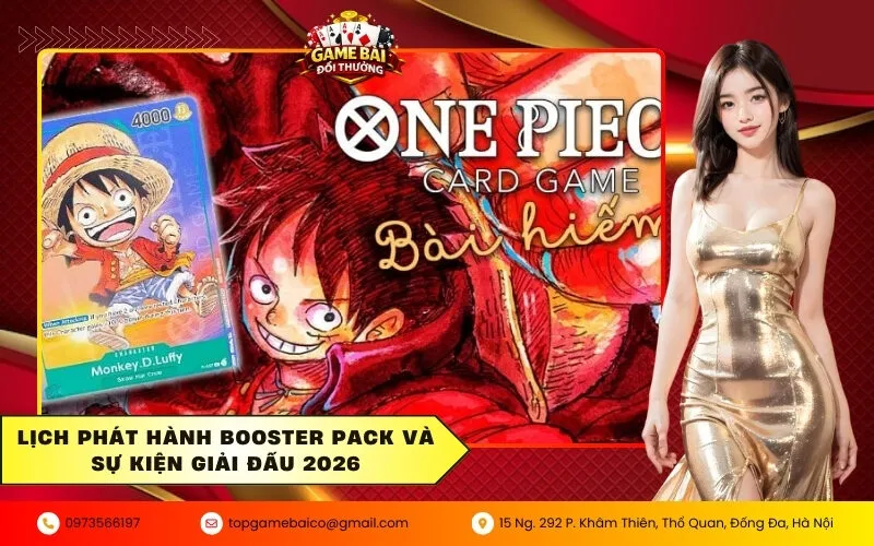 Lịch phát hành Booster Pack và sự kiện giải đấu 2026